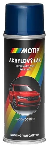 AUTOSPREJ ŠKODA - Metalíza na auto v spreji AC9470 - modrá lagúnová 0,2 L