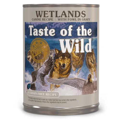 TASTE OF THE WILD Wetlands Wild Fowl konzerva pre psov 390 g
