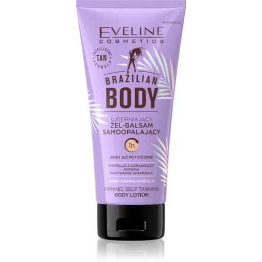 Eveline Cosmetics Brazilian Body samoopaľovací gél so spevňujúcim účinkom 150 ml