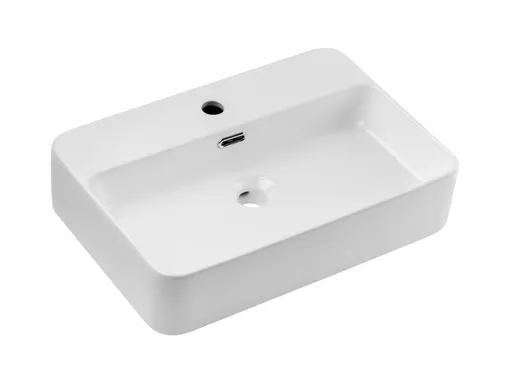 ArtCom Keramické umývadlo TRUST 2 E-6282 | biely lesk 55 cm