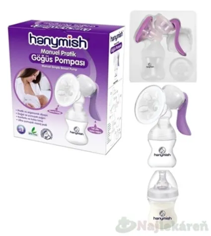 hanymish Odsávačka materského mlieka manuálna páková 1ks