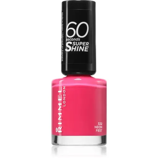 Rimmel 60 Seconds By Rita Ora lak na nechty odtieň 322 Neon Fest 8 ml