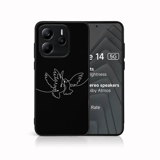 MY ART Ochranný kryt pre Xiaomi Redmi Note 14 5G WHITE DOVE (195)