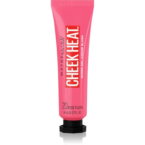MAYBELLINE NEW YORK Face Studio Cheek Heat gélovo-krémová tvárenka odtieň 20 Rose Flash 10 ml