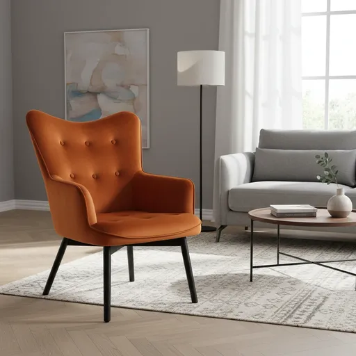 Signal Kreslo CARMEN VELVET | škoricová