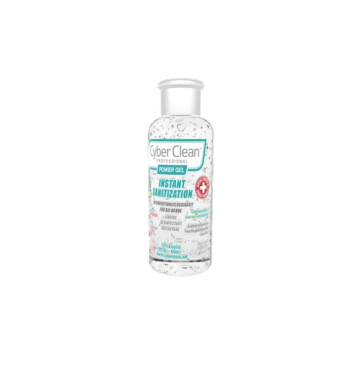 CyberClean POWER GÉL - instant liquid sanitizer 2 oz / 60 ml (47030)