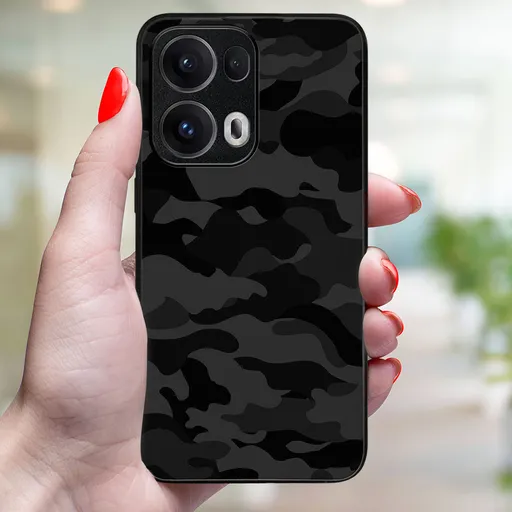 MY ART Ochranný kryt pre Oppo Reno13 Pro 5G BLACK CAMO (234)