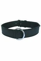 Obojok pre psov z pravej kože 70cm čierny Zolux