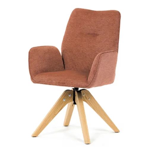 Jedálenská stolička Autronic 60x91 cm oranžová látka DCH-C2148 ORA2