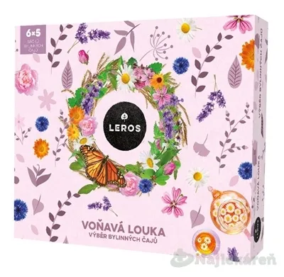 Leros VOŇAVÁ LÚKA 6 druhov bylinných čajov po 5 vrecúšok