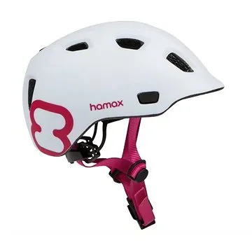 Hamax Thundercap street biela/ružové pásiky (SPTham063nad)