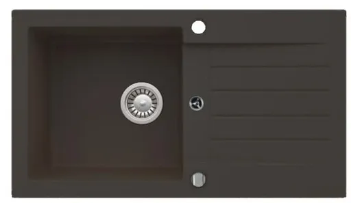 Alveus Granitový drez NIRO 130 | čierna