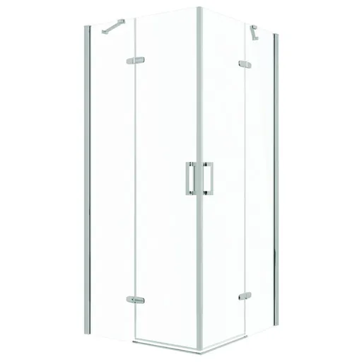 KERRA - Sprchovací kút Flow 90 Chróm (bez vaničky) 5907548117854
