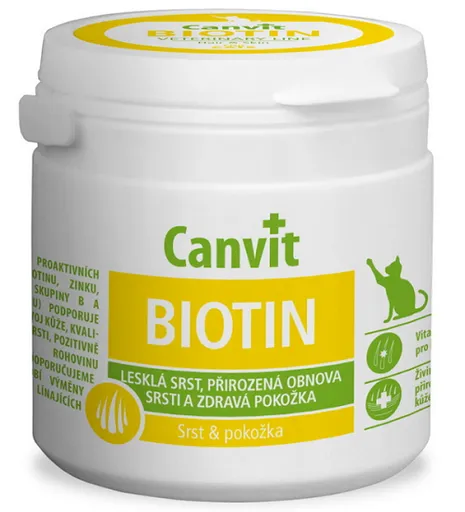 Canvit Biotin pre mačky na srsť a pokožku 100 g