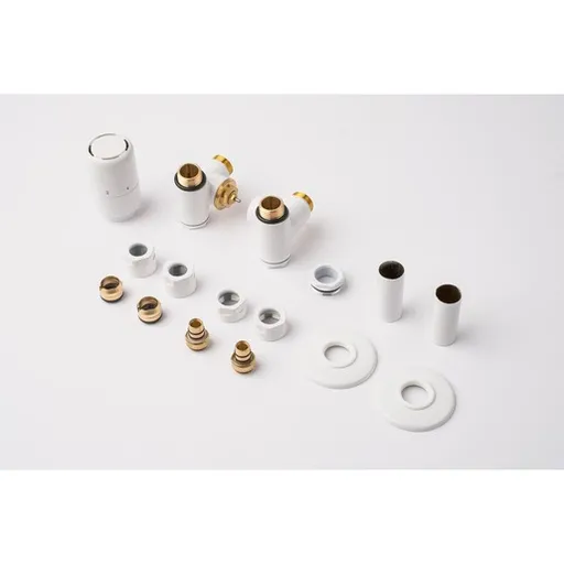 P.M.H. Runa termostatický ventil pre ústredné vykurovanie 6x7 cm biela RUN-L-W