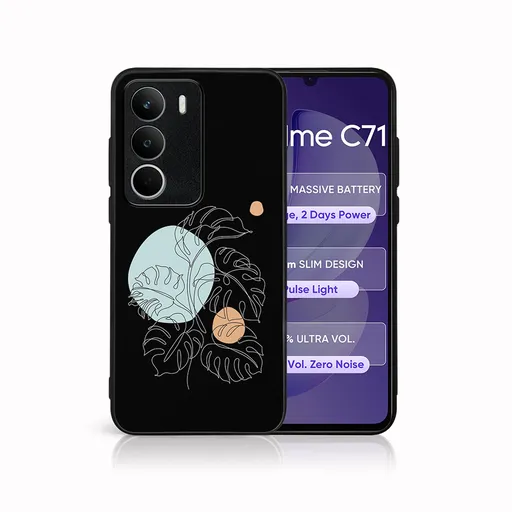 MY ART Ochranný kryt pre Realme C71 MONSTERA (194)