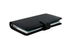 Filofax Saffiano Compact A6 týždenný 2026 čierny