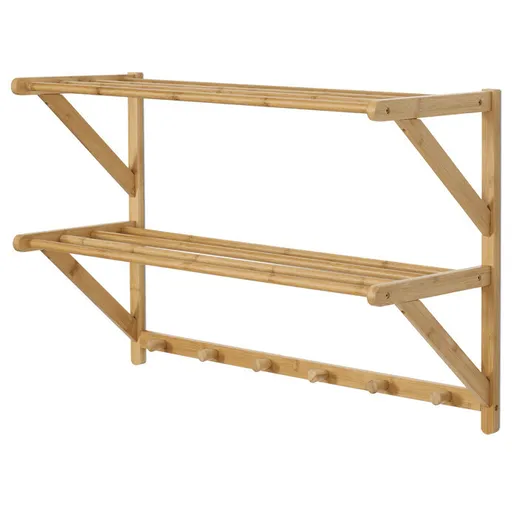 Vešiak B005 NAT, bambus