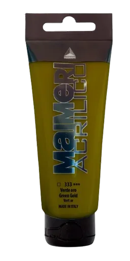 MAIMERI ACRILICO - Akrylové farby 333 - green gold, 0,2 L