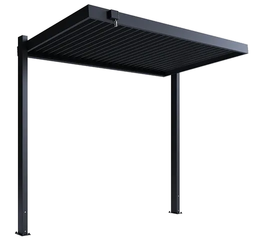 Hliníkový prístrešok na gril s otváracou strechou 254 × 160 cm