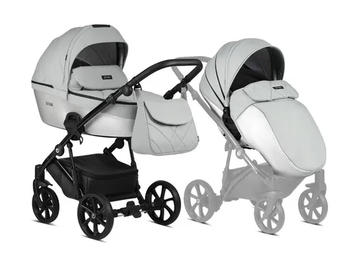 TUTIS Viva 4 Luxury 058 crystal 2022,TUTIS Kočík kombinovaný Viva4 2v1 Luxury Crystal