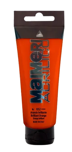 MAIMERI ACRILICO - Akrylové farby 052 - brilliant orange, 0,075 L