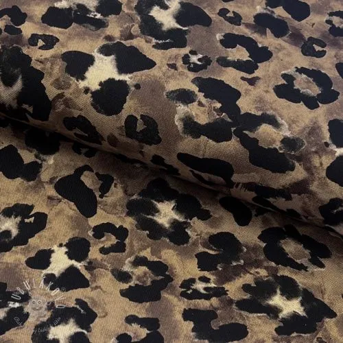 Dekoračná látka Animal skin light brown digital print