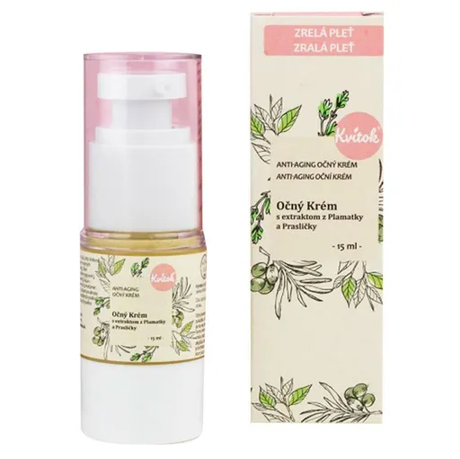 KVITOK Očný krém s plamatkou a prasličkou 15 ml