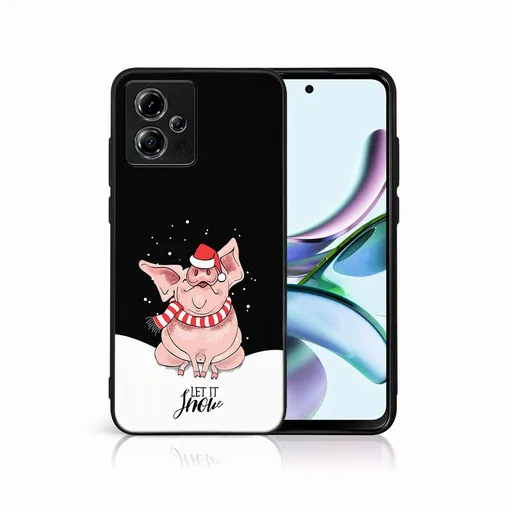 MY ART Kryt s vianočným dizajnom Motorola Moto G54 5G / G54 Power Edition 5G LET IT SNOW (075)