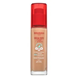 Bourjois Healthy Mix Clean & Vegan Radiant Foundation tekutý make-up pre zjednotenie farebného tónu pleti 55N Deep Beige 30 ml