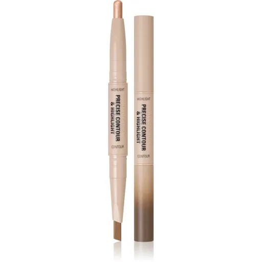 Makeup Revolution Precise Contour & Highlight obojstranná kontúrovacia tyčinka odtieň Medium 1.45 g