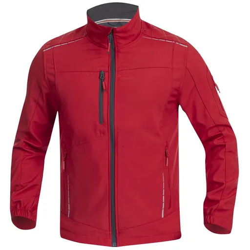 Ardon Pánská softshellová bunda VISION - Červená | 4XL