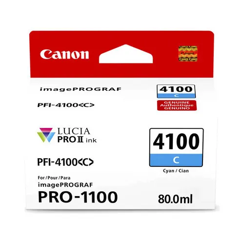 Canon PFI-4100 6778C001 azúrová (cyan) originálna cartridge