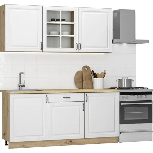 Kuchynská linka Naturel Gloria white 1,8 m KSETGLORIA