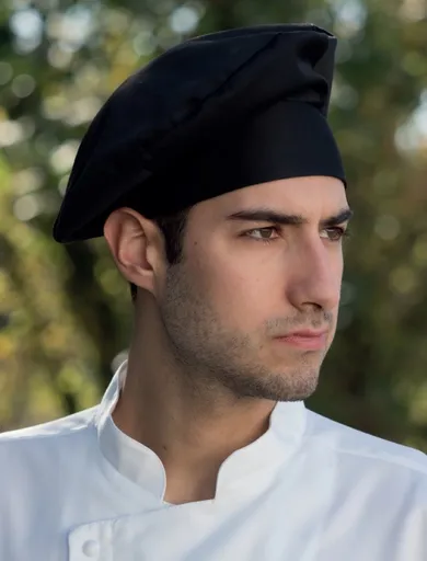 GIBLOR´S Kuchárska čiapka Giblor´s TOQUE MONET čierna