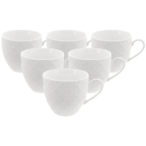 Orion Porcelánový hrnček WHITELINE 0,25 l, 6 ks