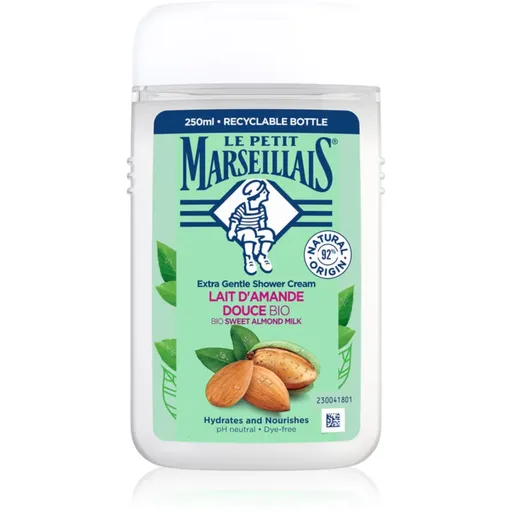 Le Petit Marseillais Sweet Almond Milk BIO krémový sprchový gél 250 ml