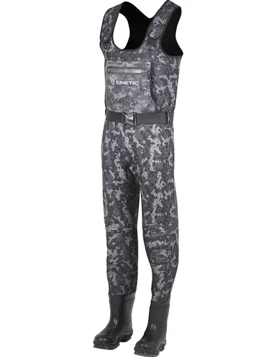 Kinetic neoprenové prsačky neorush bootfoot felt grey camo - eu 46-47 (uk 11-11,5