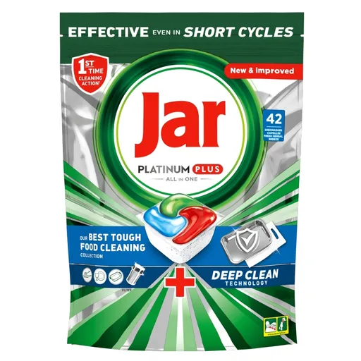 JAR Tablety do umývačky Platinum Plus All In One Deep Clean 42 ks