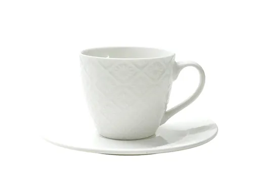 MAKRO - Šálka a podšálka keramická