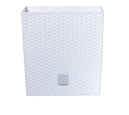 PROSPERPLAST - Kvetináč Rato Low 26,5cm biely