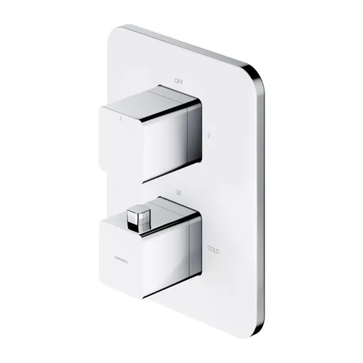 OMNIRES - PARMA termostatická sprchová batéria podomietková chróm / biela /CRB/ PM7436CRB