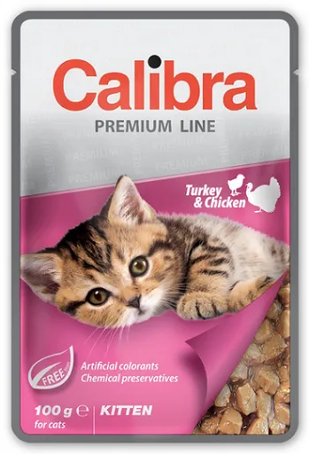 Calibra KAPSIČKA Premium cat Kitten Morka
