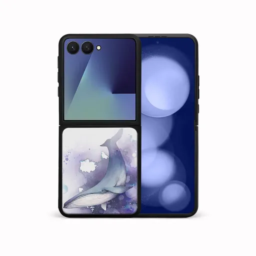 MY ART Ochranný kryt pre Samsung Galaxy Z Flip7 5G WHALE (242)