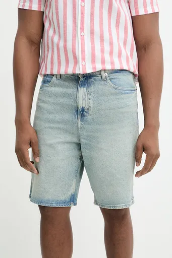 Rifľové krátke nohavice Tommy Jeans