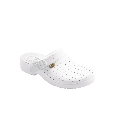 SANTÉ Comfort Air perforované zdravotné šľapky z pravej kože, Veľkosť obuvi: 37