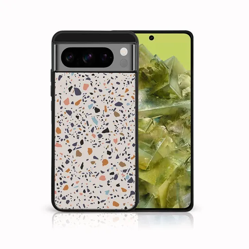 MY ART Ochranný kryt pre Google Pixel 8 Pro BEIGE TERRAZZO (162)