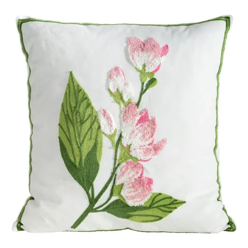 ArtFir Obliečka na vankúš EASTER 68 | biela/zelená 45 x 45 cm