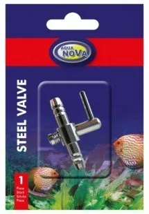 AQUA NOVA NV-S1 kovový regulačný ventil k akváriu 1x výstup