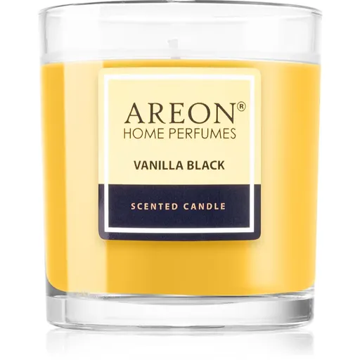Areon Scented Candle Vanilla Black vonná sviečka 120 g